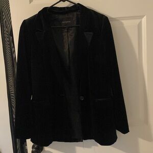 banana republic velour blazer